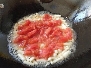 The practice measure of soup of egg of tomato of white jade stay of proceedings 5