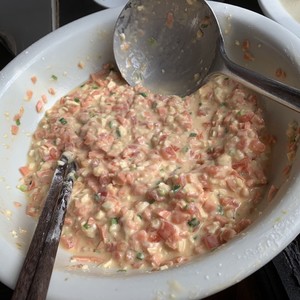 The practice measure of cake of tomato bean curd 6