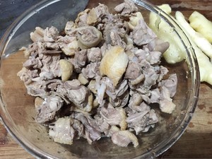 Ginger explodes duck (young ginger fries young duck) practice measure 11