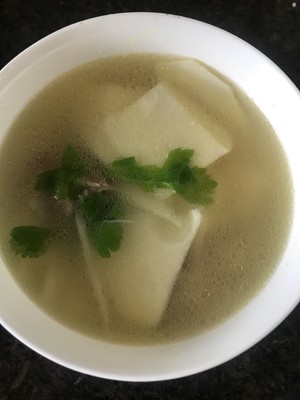 Soup of wet Shan Bao, the practice measure of soup of bamboo shoot duck 9