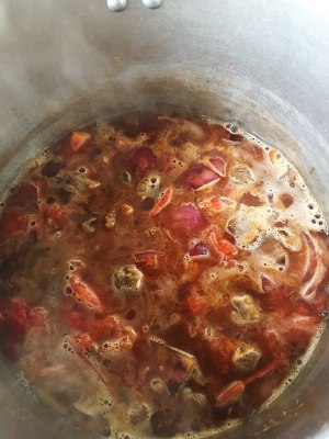 The practice measure of the beef of potato of quick worker tomato that stew 7