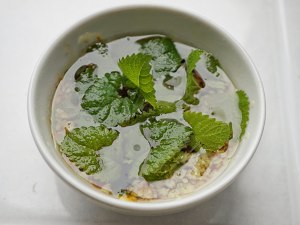 The practice measure of duck of mint of sweet stir-fry before stewing 16