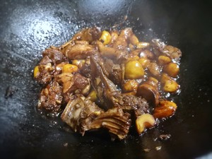 Duck of sea of sauce stew Chinese chestnut, the practice measure of salty aromatic delicate and super go with rice 6