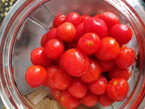Appetizing dish / the practice measure of small tomato of be soiled of fastfood – smoked plum 3