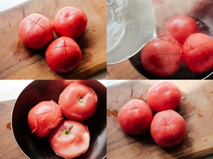 The operation is simple the practice measure of appetizing tomato sirlon Bao 7