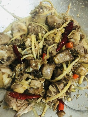 The practice measure of duck of boiler of ginger sesame oil 6