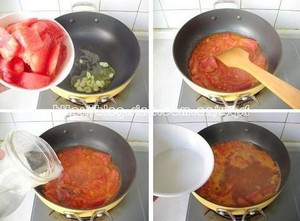 トマトの卵の練習方法 スープ2 