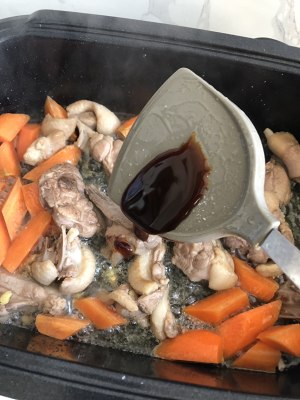 The practice measure of carrot stew duck 9