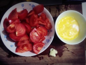 The practice measure of cake of tomato egg braise 2