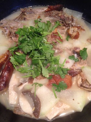 The practice measure that sweet thick duck wears wax gourd soup 11