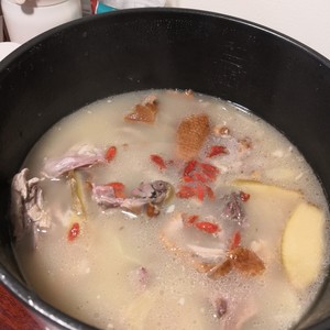 The practice measure of pannikin of dormitory of duck wearing soup 4