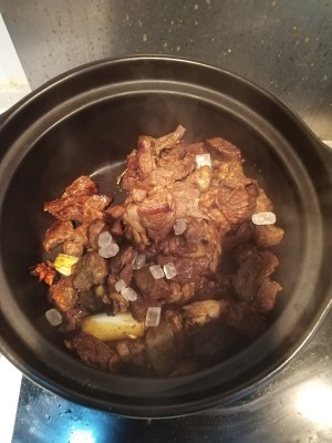 The practice measure that the tomato of simple edition stews sirlon 5