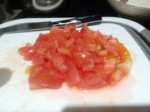 The practice measure of tomato egg soup 2