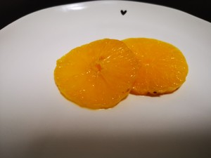 The practice measure of bosom of duck of orange juice decoct 10