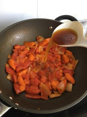 The practice measure of the tomato potato sirlon that stew 17