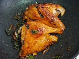 The practice measure of duck of mint of sweet stir-fry before stewing 11