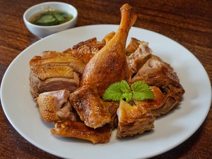 The practice measure of duck of mint of sweet stir-fry before stewing 17