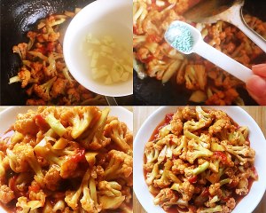 The practice measure that tomato of novice of the daily life of a family fries beautiful dish 6