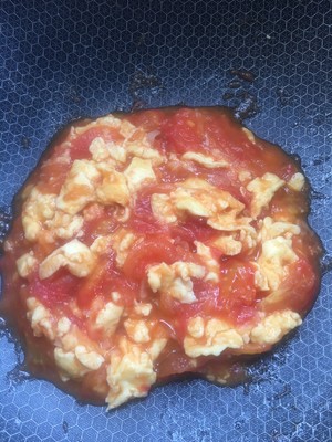 The practice measure that fries the tomato that gives deepfry taste to fry an egg 7