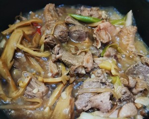 The practice measure of duck of stew of bamboo shoot silk 6