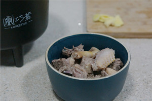The practice measure of soup of aweto evaporate duck 4