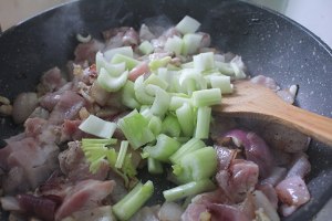 Pork tomato stews dish, Han Zeng " the friend of coffee " practice measure 6