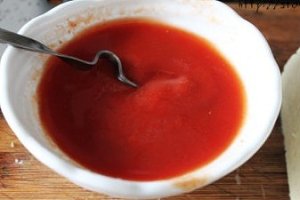 The practice measure of tomato crackling bean curd 3
