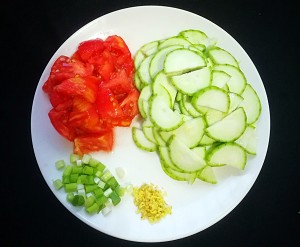 The practice measure that tomato towel gourd scrambles egg 2