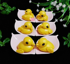 The practice measure of duckling steamed bread 15
