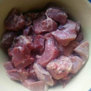 The practice measure of venison of braise in soy sauce 1