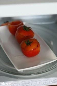 The practice measure of tomato flesh small cup 6