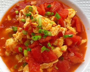Tomato of dish of classical go with rice scrambles egg (tomato fries an egg) practice measure 8