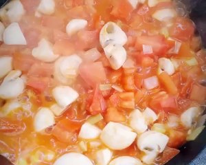 The practice measure of meal of tomato seafood braise 5