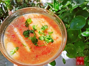 The practice measure of tomato chicken beautiful a thick soup 6