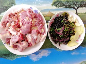 Guangdong edition: Duck of purple perilla stew, the practice measure of super go with rice 1