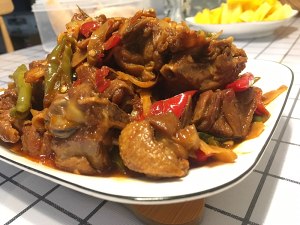 Ginger of the daily life of a family explodes duck (flesh of duck of braise in soy sauce) practice measure 11