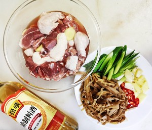 The practice measure of duck of stew of bamboo shoot silk 1