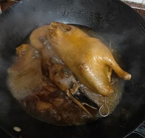 The practice measure of smoked plum duck 7