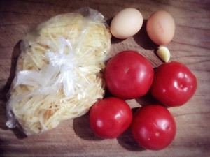 The practice measure of cake of tomato egg braise 1