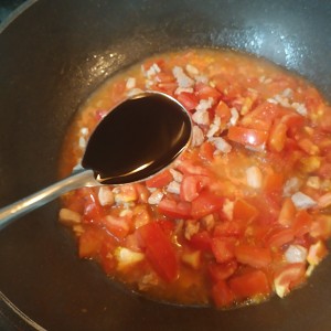 The practice measure of tomato stew meal 4