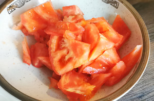 The practice measure that the soy edition tomato of old meal bone scrambles egg 3