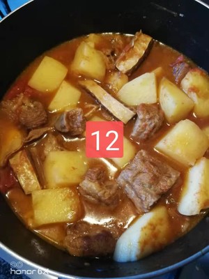 Sirlon of tomato potato stew (darling ate a bowl big) practice measure 12