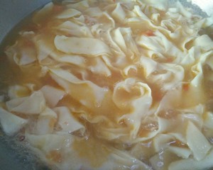 Tomato face piece soup (dumpling skin edition) practice measure 8