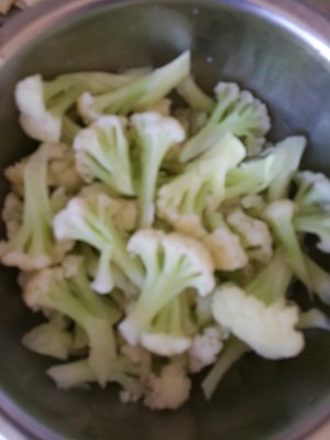 The practice measure that the tomato cauliflower with rich nutrition fries an egg 2