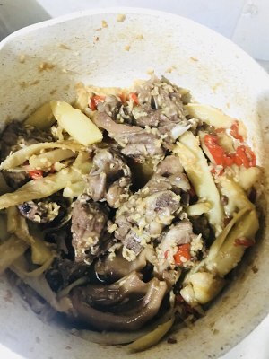 The practice measure of Bao of duck of young ginger stew 7
