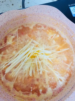 Small noodle of tomato bright shrimp (darling edition) practice measure 9