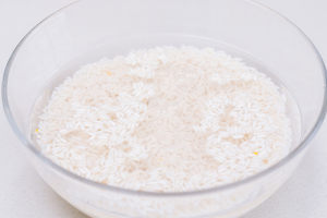 The practice measure of lotus root of week coot polished glutinous rice 1