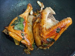 The practice measure of duck of mint of sweet stir-fry before stewing 10