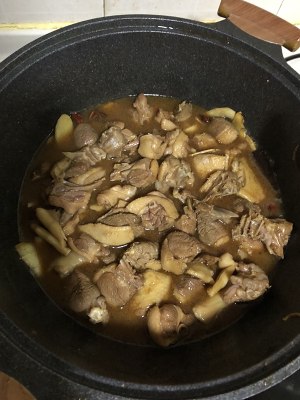 Child the practice measure of ginger stew duck 6