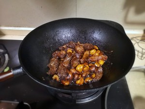 Duck of sea of sauce stew Chinese chestnut, the practice measure of salty aromatic delicate and super go with rice 8